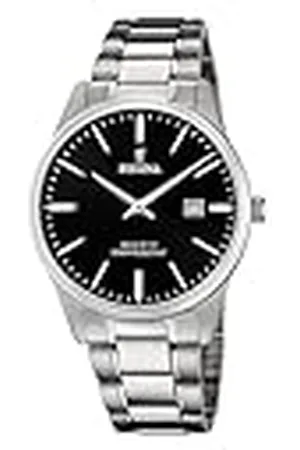 Festina Reloj Hombre F20511/4 Acero Clasico Caja de Acero Inoxidable 316l Plateado Correa de Acero Inoxidable 316l Plateado