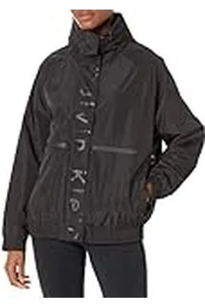 Calvin Klein Lightweight Water Resistant Everyday Windbreaker Cortavientos, , S para Mujer
