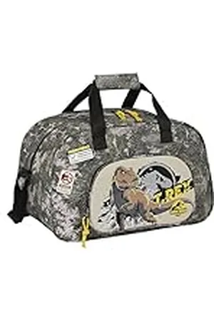 Safta JURASSIC WORLD WARNING - Bolsa de Deporte, Mochila, Ideal para Niños de Diferentes Edades, Cómoda y Versátil, Calidad y Resistencia, 40x23x24 cm, Color