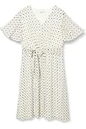 Gina Bacconi Vestido de Gasa Multicolor con Lazo cóctel, , 50 para Mujer