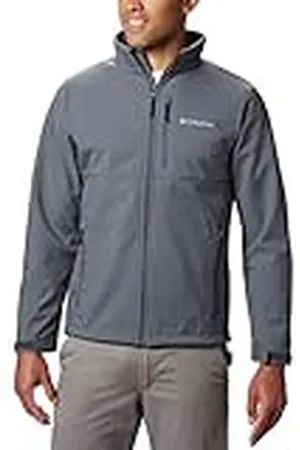 Columbia Ascender-Chaqueta Softshell Entallada, Grafito/Nature