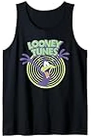 LOONEY TUNES Logotipo de pato Lucas Loco Camiseta sin Mangas