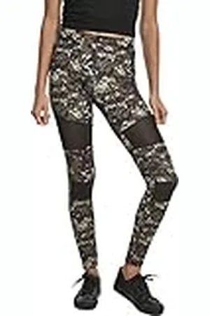 Urban classics Ladies Camo Tech Mesh Leggings, Leggings, Mujer, Multicolor , S