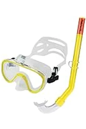SEAC Marina Set máscara y Tubo, Junior Unisex, Transparente/