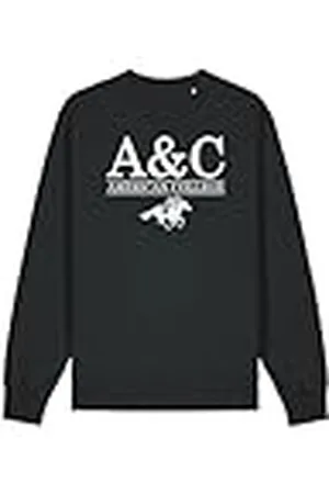 American College Set de 2 Piezzas, Sudadera Y Pantalon, SweatShirt + Pant, Casual, Deportivos, Lote de 2, Ropa Niños, Unisex, Niño, Niña, Modelo ACS25SET5 BLACK 8 Años