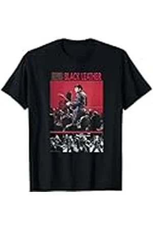 Elvis Presley Negro Cuero Camiseta