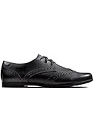 Clarks Scala Lace Y, Zapatos de cordones derby Niñas, (Black), 36 EU