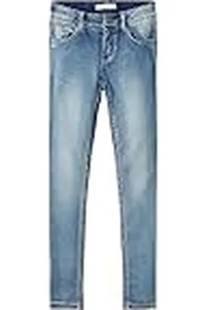 NAME IT Nkfpolly Skinny Swe Jeans 1165-Th Noos Pantaln, , 164 para Niñas