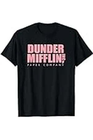 The Office Logotipo de Pink Dunder Mifflin Camiseta