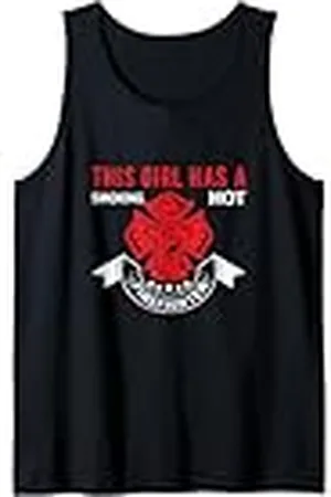 Iron Kor This Girl Has Smoking Hot Firefighter Wife Gf Gift Camiseta sin Mangas