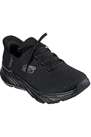 Skechers Edgeride Impression, Zapatillas Mujer, Black, 38 EU