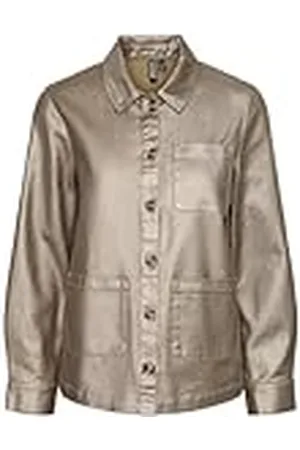 Pieces® Pcnabia LS Gold-Chaqueta FC Corta, , XS para Mujer