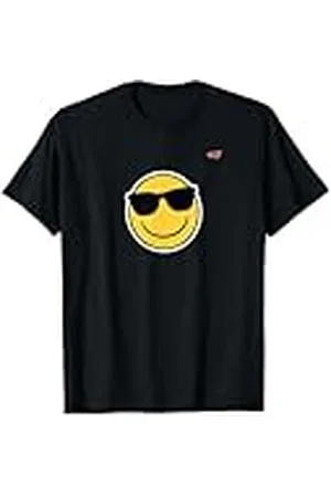 Emoji Gafas de sol con cara sonriente amarilla con emoticono Camiseta