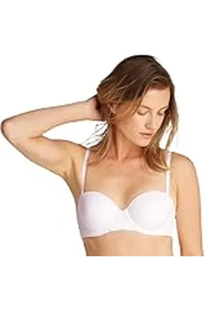 Calvin Klein Sujetador Push-Up Mujer con tirantes desmontable, Blanco (White), 70F