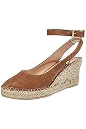 Fred de la Bretoniere Frs0177 Espadrille Wedge Luxury Suede, Sandal Mujer, , 37 EU