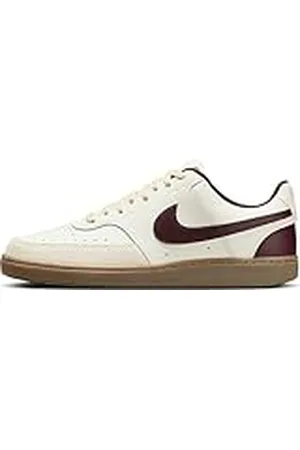 Nike Court Vision LO, Sneaker Hombre, Sail/Burgundy Crush-Lt Khaki, 45.5 EU