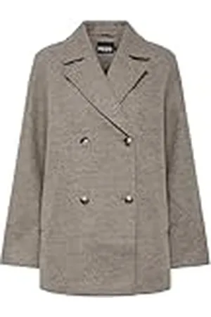 Pieces® Pcmarbel Coat Noos Abrigo Corto, Morel, M para Mujer