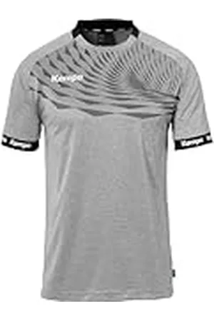 Kempa Wave 26 Shirt para Hombres y niños - Camiseta Manga Corta Camiseta Deportiva Ropa Funcional Balonmano Gimnasio Jogging Running Jersey - elástica y Transpirable