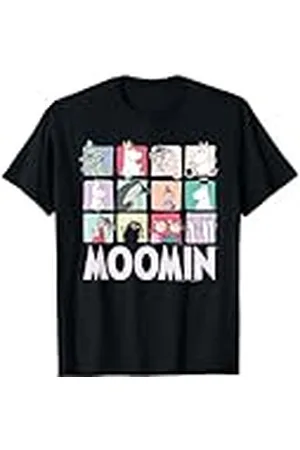 Moomin Bloques de personajes Group Dark Camiseta