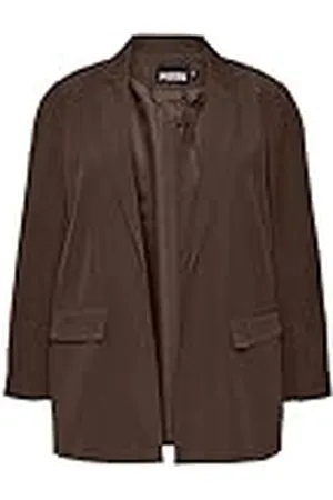 Pieces® Pcbossy LS Loose Blazer Noos Qx, Café Chicory, 46 Grande para Mujer