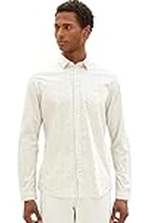 TOM TAILOR Camisa de hombre slim fit con elástico, , S