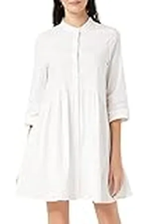 ONLY Onlditte Life 3/4 Shirt Dress Noos Wvn Vestido Casual, White, 38 para Mujer