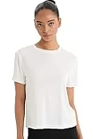DeFacto Camiseta básica clásica para Mujer de Gran tamaño, cómoda y de Gran tamaño, , XX-Large