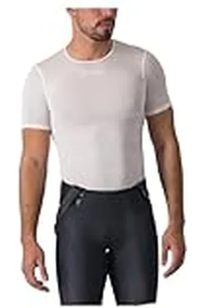 Castelli Pro Mesh 2.0 Short Sleeve Camiseta TÉCNICA, Color Blanco, XS para Hombre