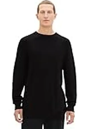 TOM TAILOR 1038238 Suéter, 29999-Black, M para Hombre