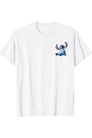 Disney Lilo & Stitch Happy Stitch Pocket Logo Camiseta
