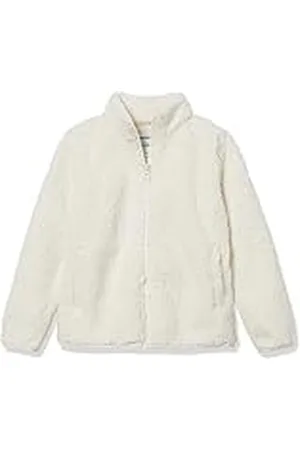 Amazon Chaqueta de Forro Polar Sherpa con Cremallera Completa Niña, , 6-7 años