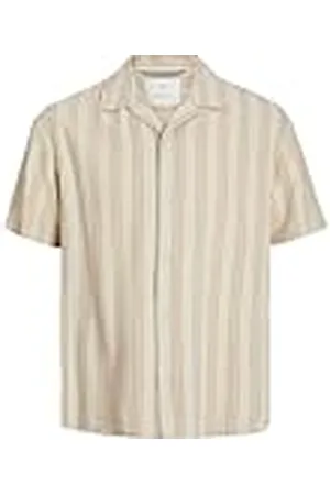 JACK & JONES Jprccmontana Resort Shirt S/S Sn Camisa de Manga Corta, , L para Hombre