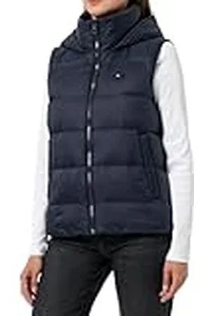 Tommy Hilfiger Chaleco Mujer Down Casual con capucha, , S