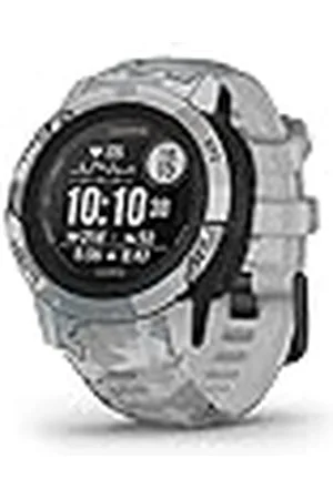 Garmin Instinct 2S Camo, Reloj Inteligente con GPS Resistente al Agua, Funciones Deportivas, Pulsioximetría, Puntuación de Sueño y Notificaciones del Smartphone, Gris (Reacondicionado)