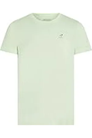energetics Telly Camiseta, Melange/Green Light, Large Hombre