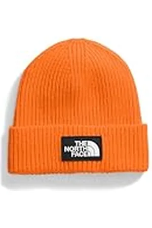 The North Face NF0A3FJX6HI TNF Logo Box Cuffed Beanie Hat Hombre Tamaño OS
