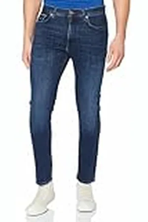 Tommy Hilfiger Hombre Pantalón Vaquero Core Slim Bleecker Stretch, Azul (Bridger Indigo), 35W / 32L