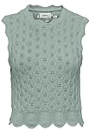 ONLY Onlluna Life SL O-Neck Tank Noos Knt Top De Punto Sin Mangas con Cuello O Y Ajuste Normal, , L para Mujer