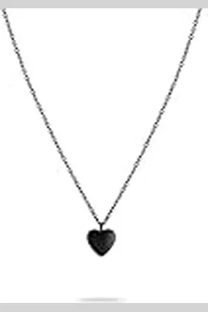 liebeskind Berlin - Collar de acero inoxidable con colgante de corazón (45 cm), 45 cm, Acero inoxidable, No es una piedra preciosa