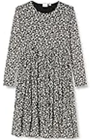 VILA Viatana L/S Mesh Dress Vestido Midi, , L para Mujer