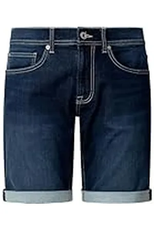 Pepe Jeans Slim Gymdigo Short Pantalones Cortos, Azul (Denim-Ee4), 34W para Hombre