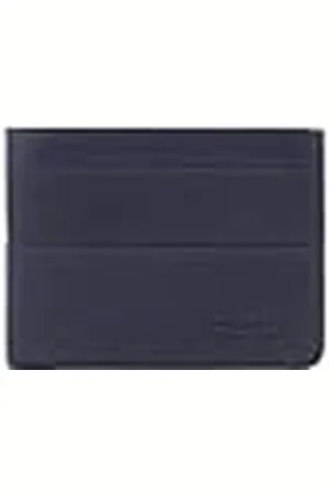 Piquadro Cartera para Hombre con Bolsillo de Monedas y protección contra fraudes RFID, Azul, , Talla única