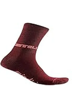 Castelli 4522558 QUINDICI SOFT MERINO W SOCK Socks Mujer BORDEAUX Tamaño L/X