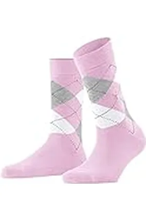 Burlington Queen W SO algodón estampado 1 par, Calcetines Mujer, Rosa (Berry-Pool 8394), 36/41 EU