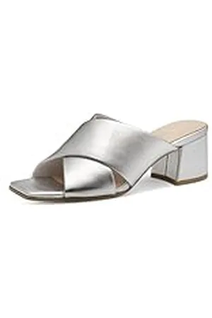 Marco Tozzi Sandale 2-27206-42, Sandalia Mujer, Plata, 42 EU