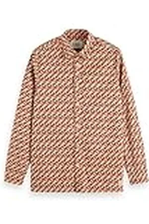 Scotch&Soda Regular fit Geo-Print Shirt Camiseta, , M Hombres