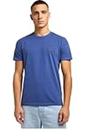 Lee Medium Wobbly tee Camiseta, Azul Marino, S Hombres