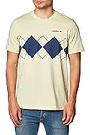 adidas Argyle tee Camiseta de Manga Corta, Hombre, , XS