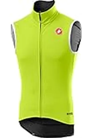 Castelli Chaleco de Ros Deportivo, Hombres, Amarillo neón, XX-Large