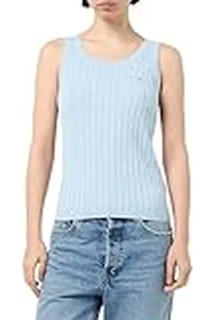GANT Stretch Cotton Cable Tank Top Suéter pulóver, , S para Mujer